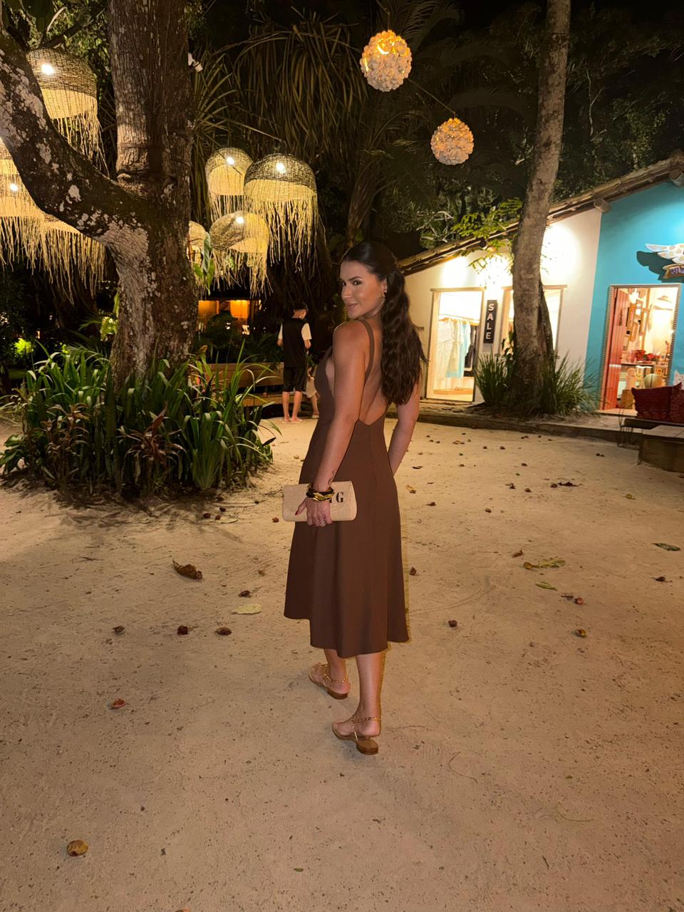 VESTIDO ARLETE NEW MARROM