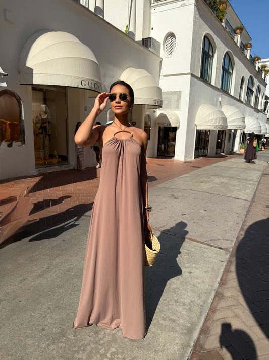 VESTIDO CAMILA DAMASCO