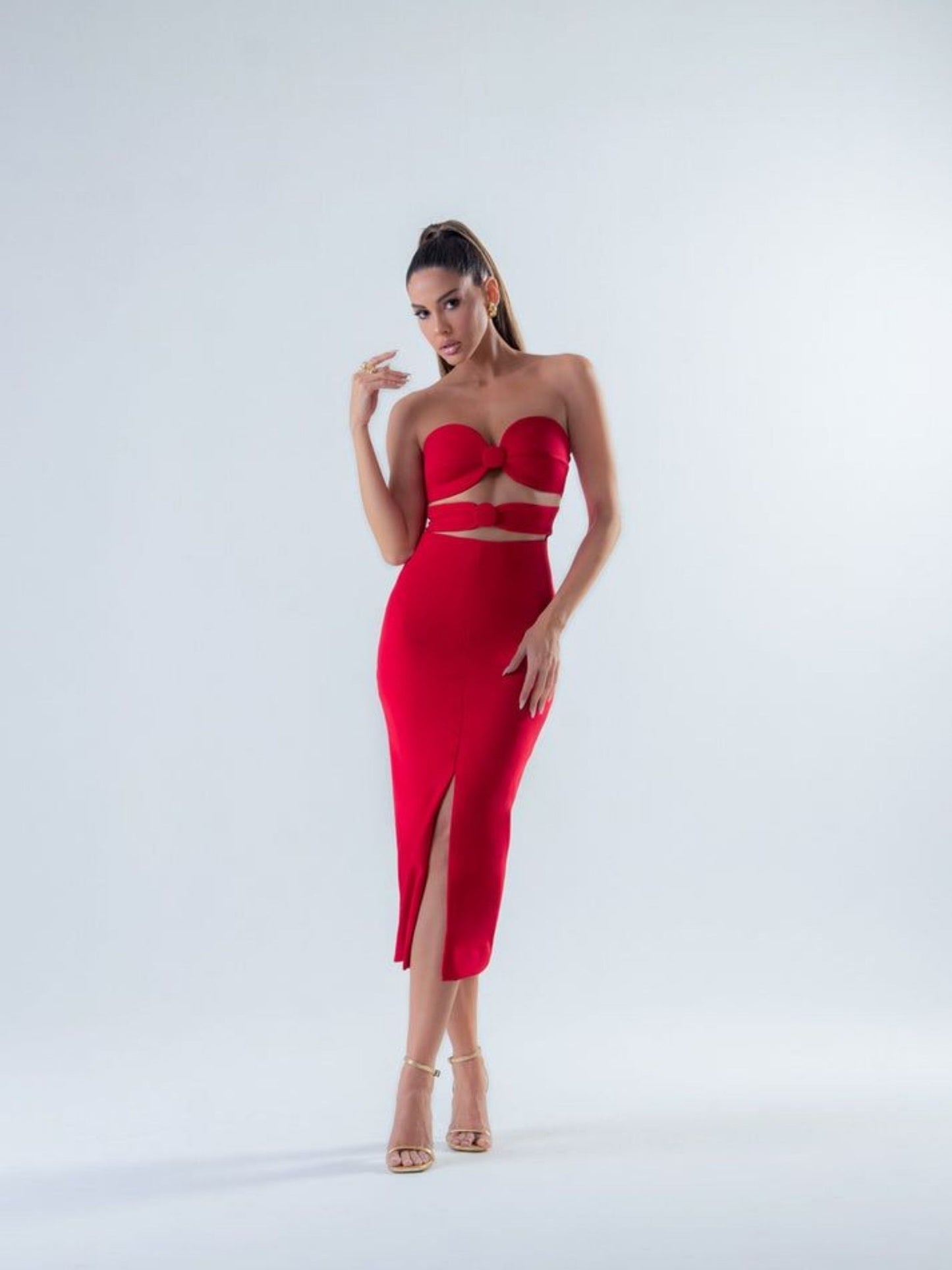 Vestido Ana Maria Vermelho