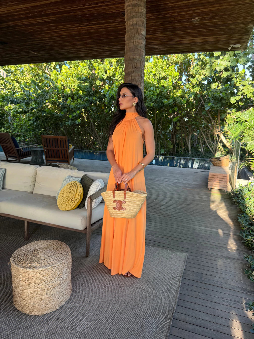 VESTIDO GLAUCIA NEW TANGERINE