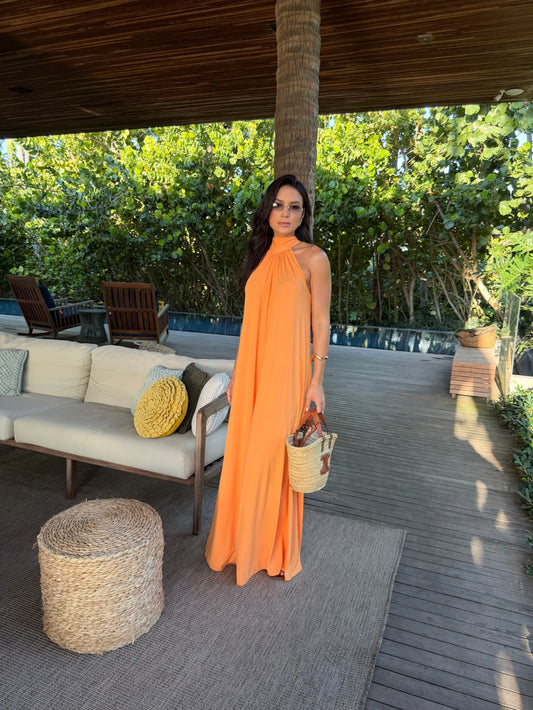 VESTIDO GLAUCIA NEW TANGERINE