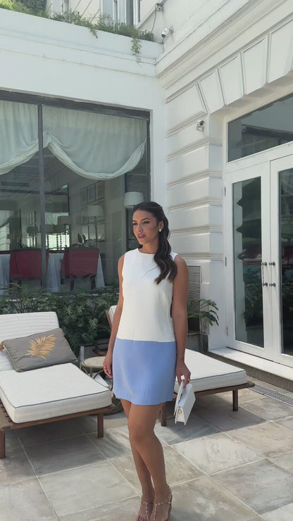 Vestido Ana Carolina Azul
