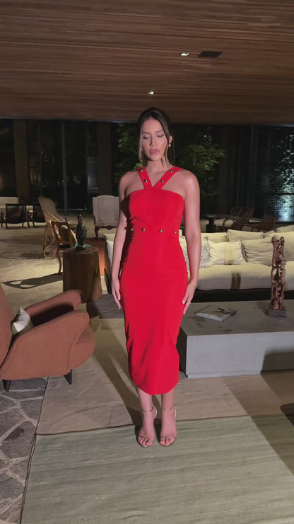 Vestido Mell Vermelho