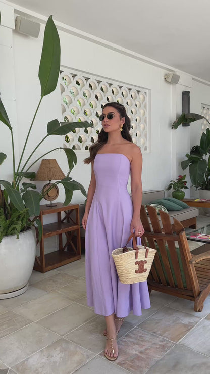 Vestido Cléo Lavanda
