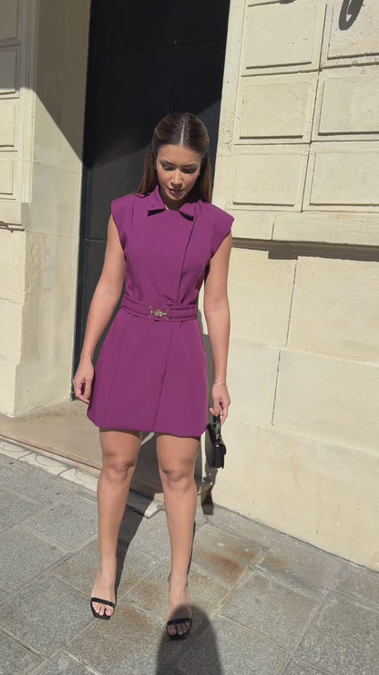 VESTIDO LYRA FUCSIA
