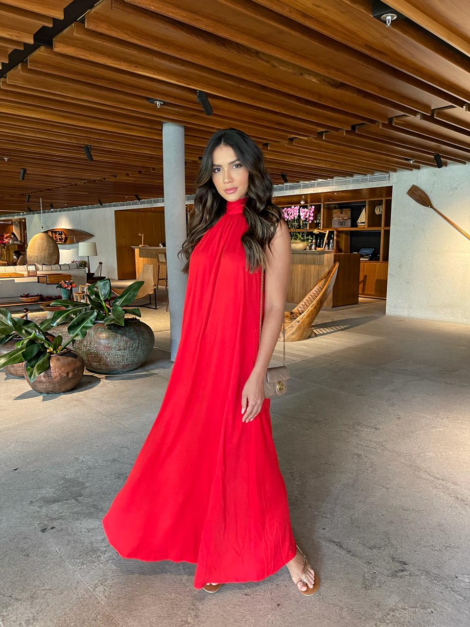 Vestido Glaucia Vermelho